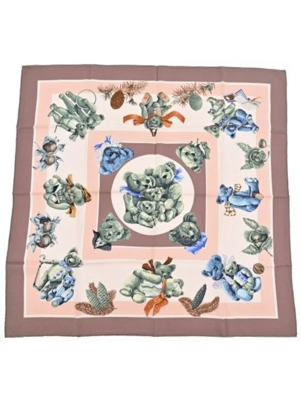 Hermes Bandana Scarf Pink